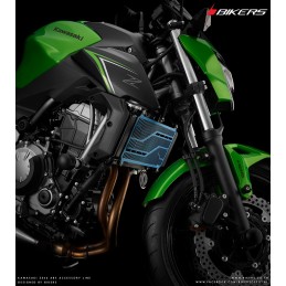 Grille Protection Radiateur Titane Bikers Kawasaki Z650