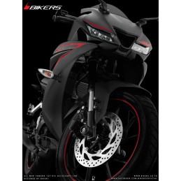 Kit Protections Garde Boue Avant Bikers Yamaha YZF R15 2017 2018 2019 2020