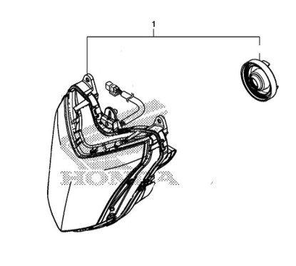 Headlight Honda CB650F