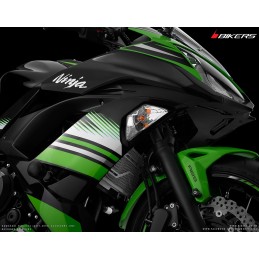 Grille Protection Radiateur Titane Bikers Kawasaki NINJA 650