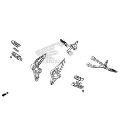 Arm Left Pillion Step Honda CB650R