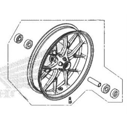 Front Wheel Honda CBR500R 2019 2020 2021