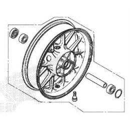 Rear Wheel Honda CBR500R 2019 2020 2021