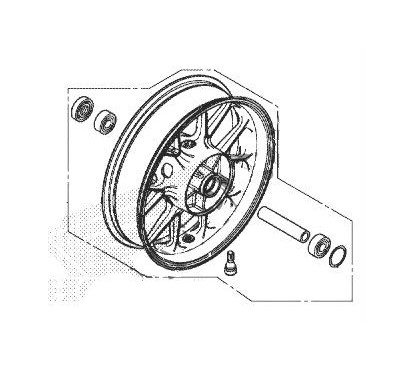 Rear Wheel Honda CBR500R 2019 2020 2021