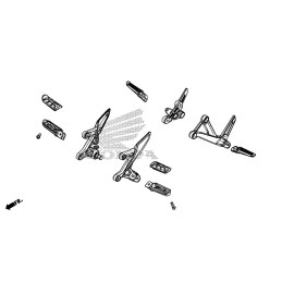 Arm Left Step Driver Honda CBR 500R 2019 2020 2021