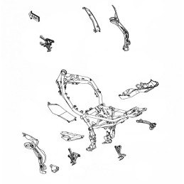 Couvre Pivot Droit Kawasaki Z900 2017 2018 2019