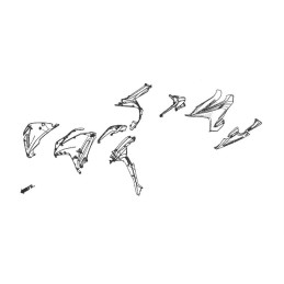 Lower Cowling Right Honda CBR500R 2019 2020 2021