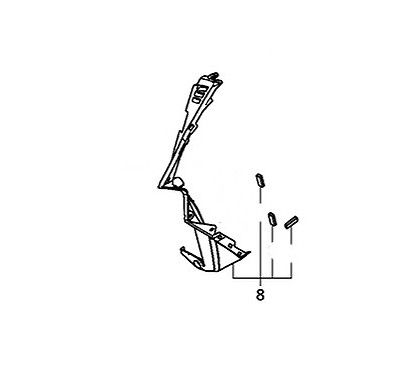 Panel Inner Left Honda CB650F