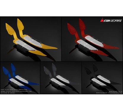 Plaques de Pieds Conducteur Protection Bikers Honda PCX 2018 2019 2020
