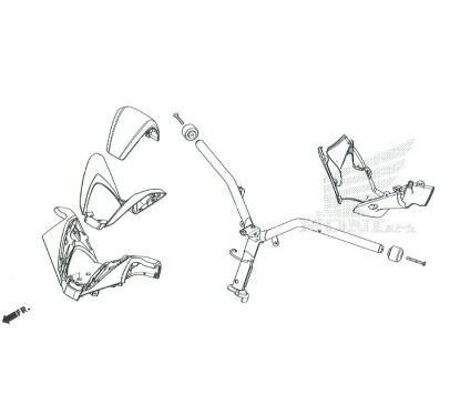 Garnish Handle Cover Honda Forza 125 2018 2019 2020
