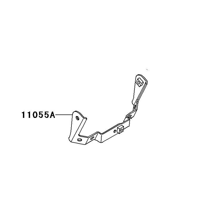Support Phare Avant Inférieur Kawasaki ER6n 650 2009/10/11 Support Phare Avant Inférieur Kawasaki ER6n 650 2009/10/11
