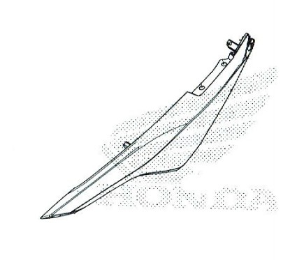 Cover Left Rear Body Honda Forza 125 2018 2019 2020