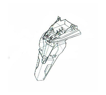 Rear Fender Honda Forza 125 2018 2019 2020