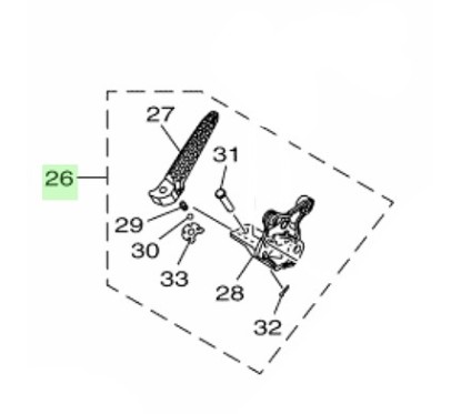 Rear Footrest Right Assembly Yamaha XMAX 300