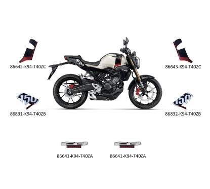Set Marks Honda CB150R 2019 BEIGE