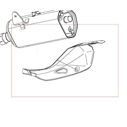 Muffler Guard Kawasaki Z400
