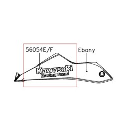 Pattern Lower Cowling Left Kawasaki NINJA 650 KRT 2018