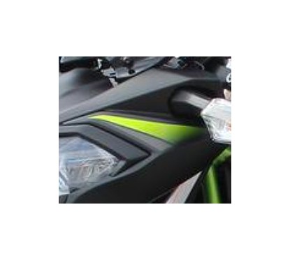 Sticker Carénage Face Avant Gauche Kawasaki Z650 Noir 2019