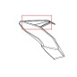 Pattern Cowling Upper Right Kawasaki Z650 Black 2019 Pattern Cowling Upper Right Kawasaki Z650 Black 2019