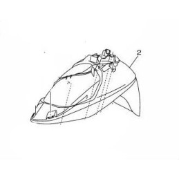 Garde boue intérieur avant Gauche Yamaha Tricity 125/150