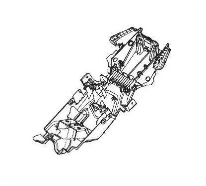 Rear Fender Inner Honda CBR650R 2019 2020