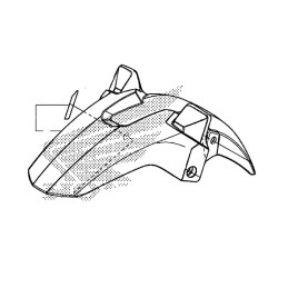 Front Fender Honda CB500X 2019 2020 2021