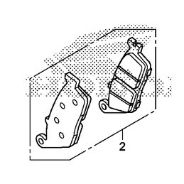 Pad Set Front Honda CB500X 2019 2020 2021