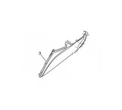 Plastique Centre Flanc Gauche Yamaha Tricity 125 2014/15