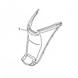 Plastique Sous Selle Yamaha Tricity 125 2014/15