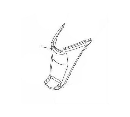 Plastique Sous Selle Yamaha Tricity 125 2014/15