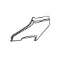 Carénage Centre Gauche Honda CB500X 2019 2020 2021 Carénage Centre Gauche Honda CB500X 2019 2020 2021