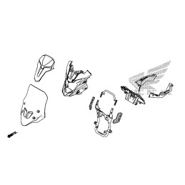 Stay Left Screen Honda CB500X 2019 2020 2021