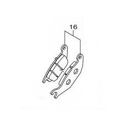 Rear Brake Pad Set Yamaha Tricity 125 2014/15