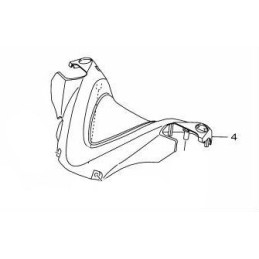 Couvre Guidon Supérieur Yamaha Tricity 125/150