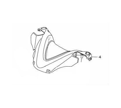 Couvre Guidon Supérieur Yamaha Tricity 125/150