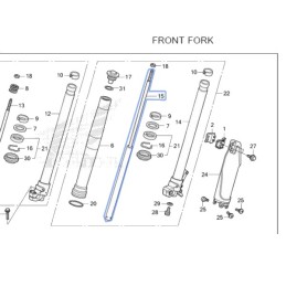 Front Damper Honda CRF 250L RALLY 2017 2018 2019