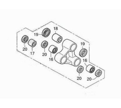 Arm Sub Assy Rear Shock Honda CRF 250L RALLY 2017 2018 2019