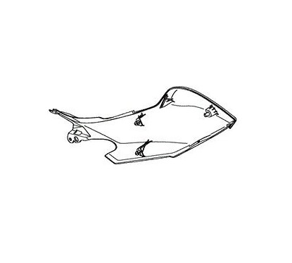 Carénage Arrière Droit Kawasaki Z250 2019/2022