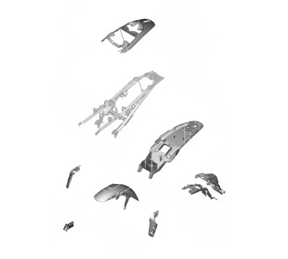 Couvre Garde Boue Arrière Yamaha XSR 125/155