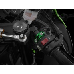 Set Rotating Bar Clamps Bikers Kawasaki