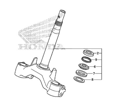 T de Fourches Honda PCX 125/150 v3 2014 2015 2016 2017