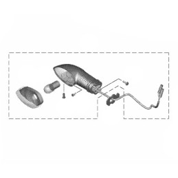 Clignotant Avant Droit Yamaha XSR 155