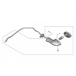 Rear Left Winker Yamaha XSR 155