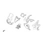 Front Cowling Left Honda ADV 150 Front Cowling Left Honda ADV 150