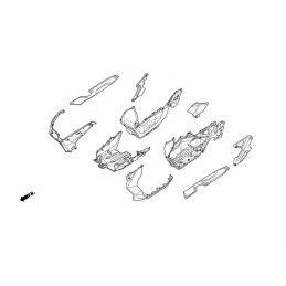 Left Floor Step Honda ADV 150