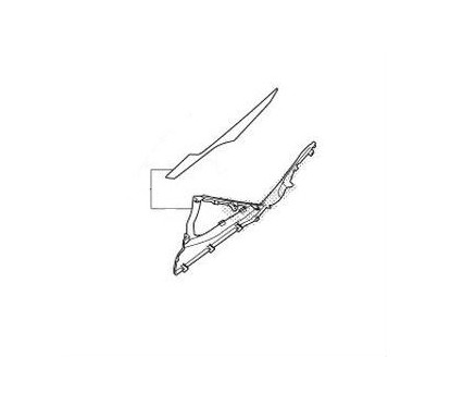 Carénage Centre Droit Honda ADV 150