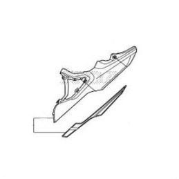 Carénage Centre Gauche Honda ADV 150