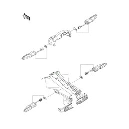 Front Winker Left Kawasaki Z900 2020 2021