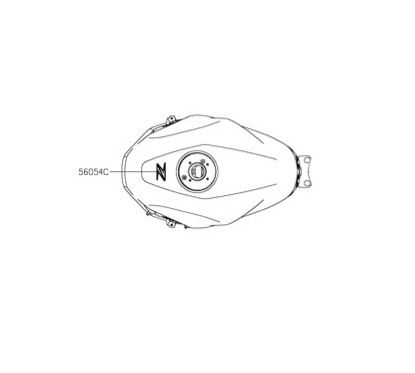 Autocollant Reservoir Z Kawasaki Z400