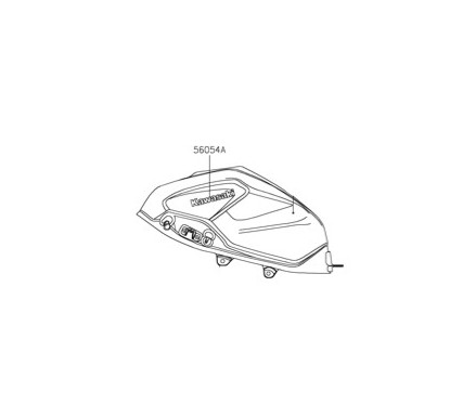 Mark Fuel Tank Emblem Kawasaki Z400